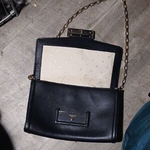 Kate Spade Black Crossbody Bag with Chain Strap